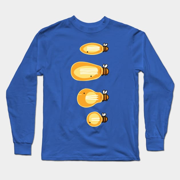 Bee Bright Long Sleeve T-Shirt by huebucket